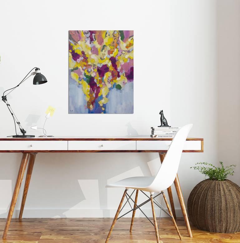 Original Abstract Expressionism Abstract Painting by Giselle Ayupova