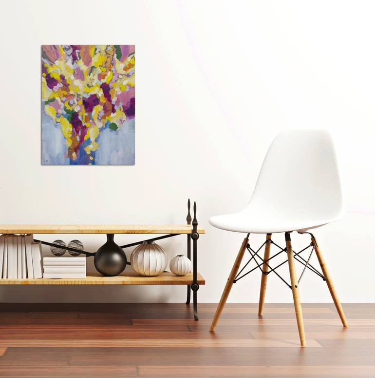 Original Abstract Expressionism Abstract Painting by Giselle Ayupova