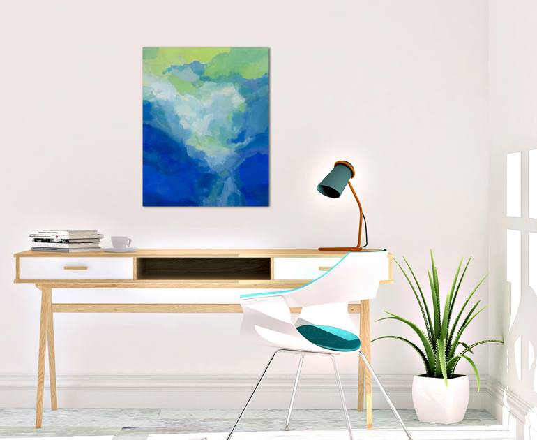 Original Abstract Expressionism Abstract Painting by Giselle Ayupova