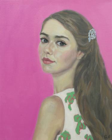 Original Portrait Paintings by Giselle Ayupova