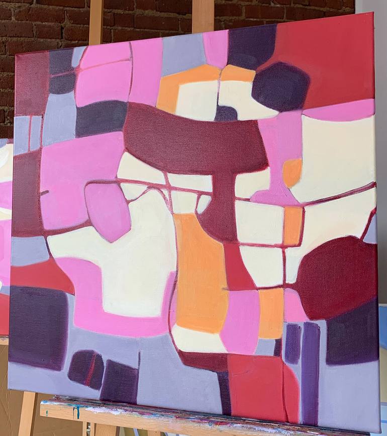 Original Abstract Expressionism Abstract Painting by Giselle Ayupova