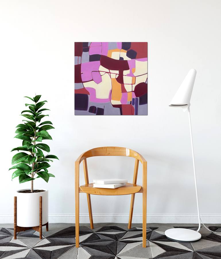 Original Abstract Expressionism Abstract Painting by Giselle Ayupova