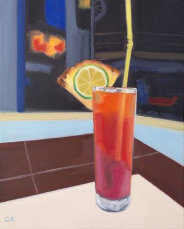 Original Fine Art Food & Drink Paintings by Giselle Ayupova