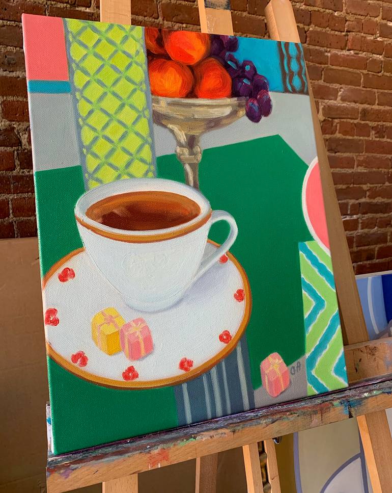 Original Illustration Still Life Painting by Giselle Ayupova