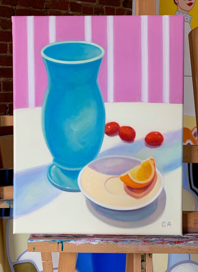 Original Illustration Still Life Painting by Giselle Ayupova