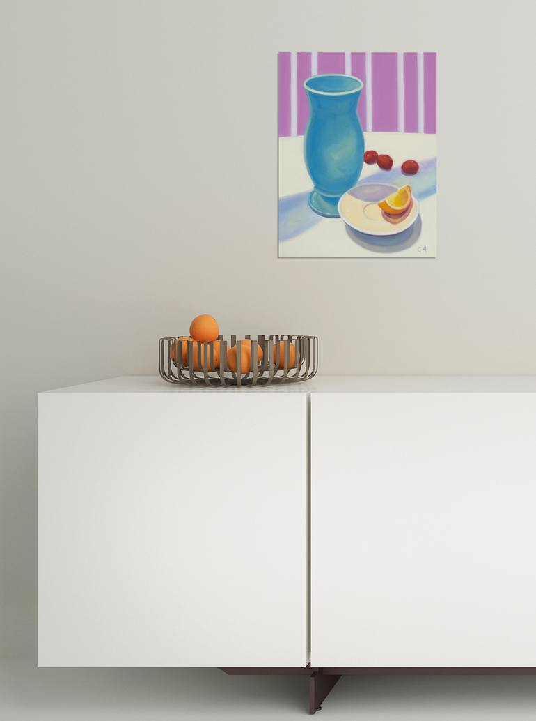 Original Illustration Still Life Painting by Giselle Ayupova