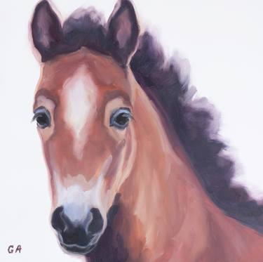 Print of Horse Paintings by Giselle Ayupova