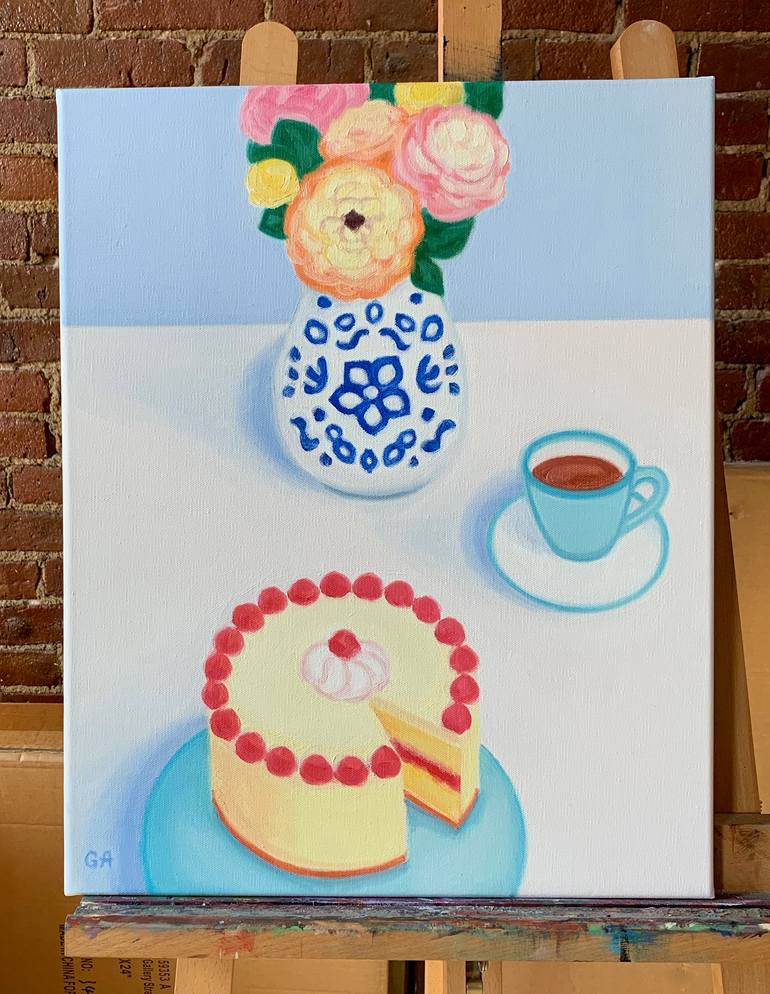 Original Illustration Still Life Painting by Giselle Ayupova