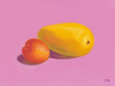 Mango and Apricot Fruit Still Life thumb