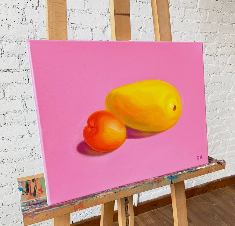 Original Impressionism Food & Drink Painting by Giselle Ayupova