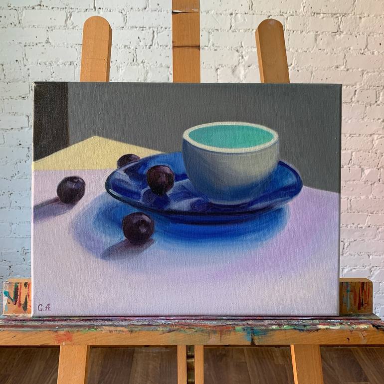 Original Fine Art Still Life Painting by Giselle Ayupova