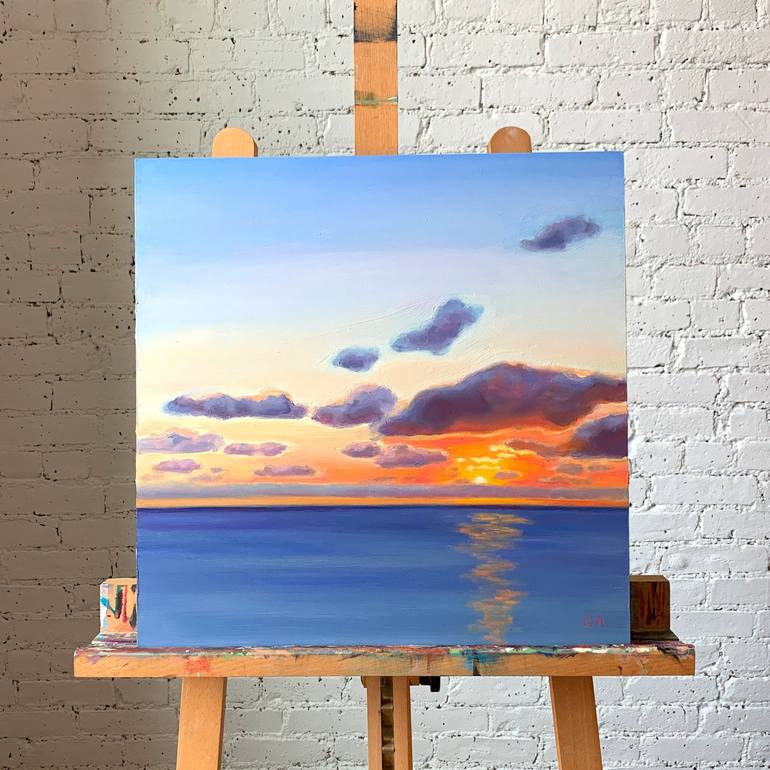 Original Seascape Painting by Giselle Ayupova