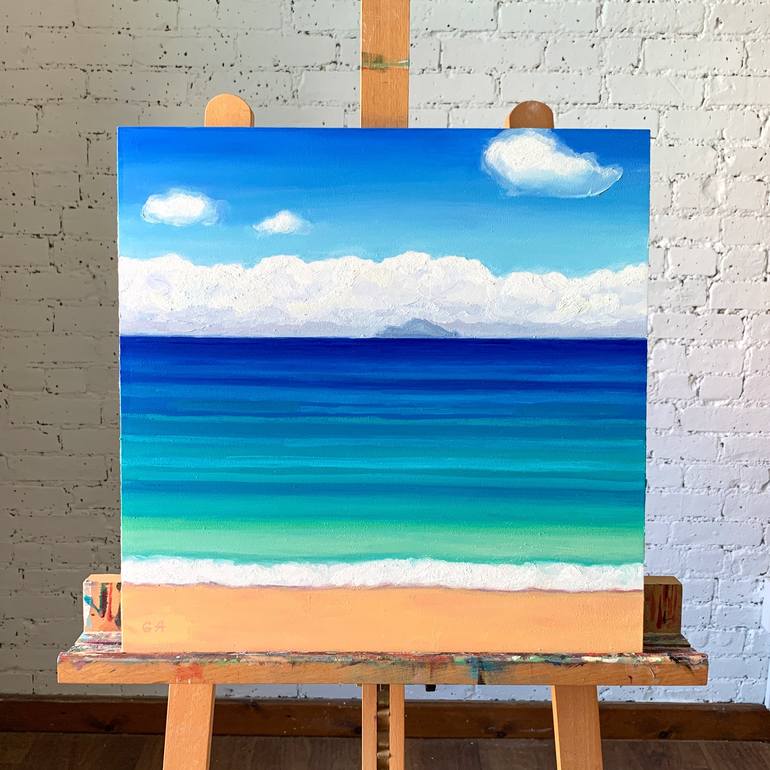 Original Seascape Painting by Giselle Ayupova