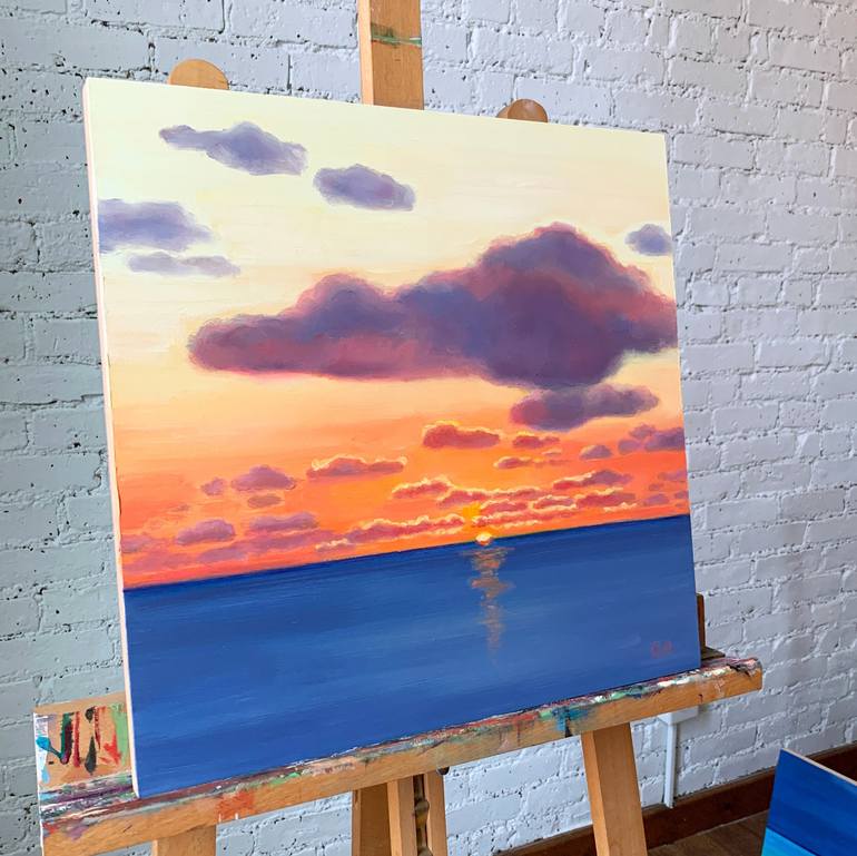 Original Seascape Painting by Giselle Ayupova