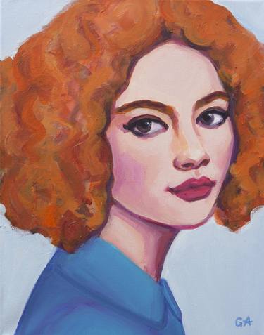 Beautiful Redhead Woman Portrait thumb