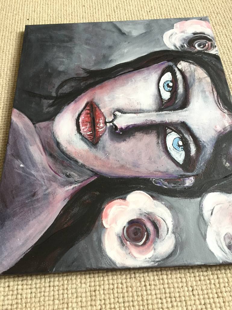 Original Figurative People Painting by Kumi Muttucumaraswamy