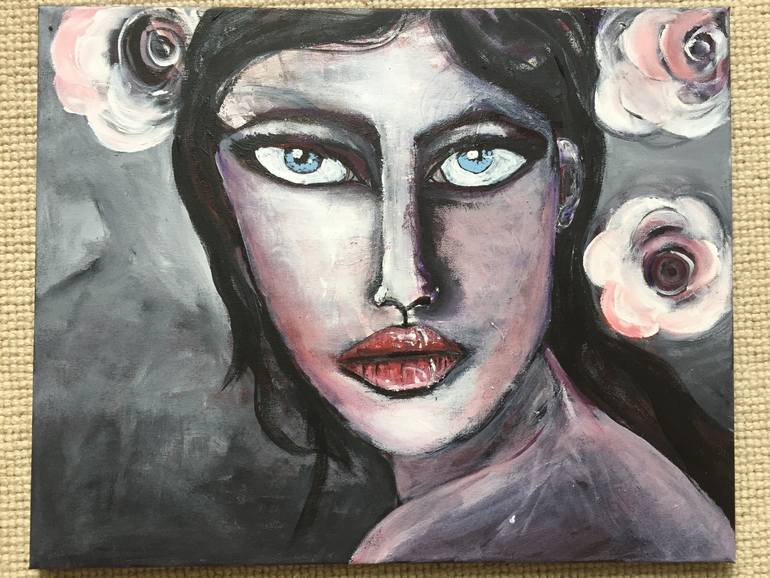 Original Figurative People Painting by Kumi Muttucumaraswamy
