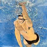 Swimmer II by Kumi Muttucumaraswamy