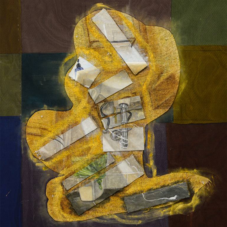 Original Abstract People Painting by Tom Kenny