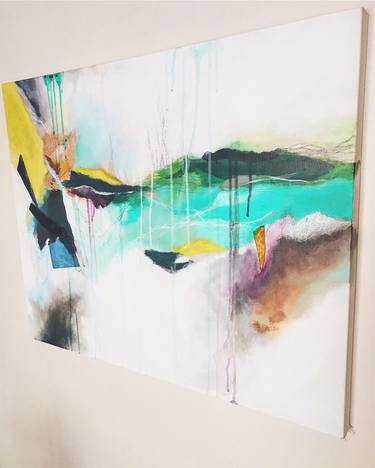 Original Abstract Travel Paintings by Kerstin Sitts