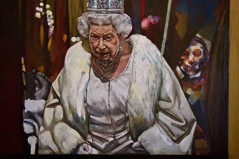 Original Figurative People Painting by Patrick Delaunay