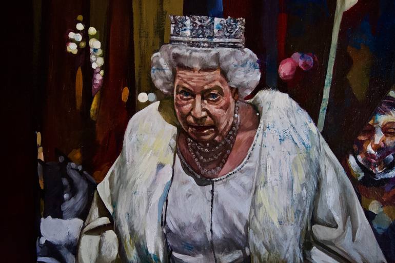 Original Figurative People Painting by Patrick Delaunay