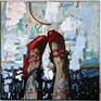'Put on your red shoes and' at the art studio.