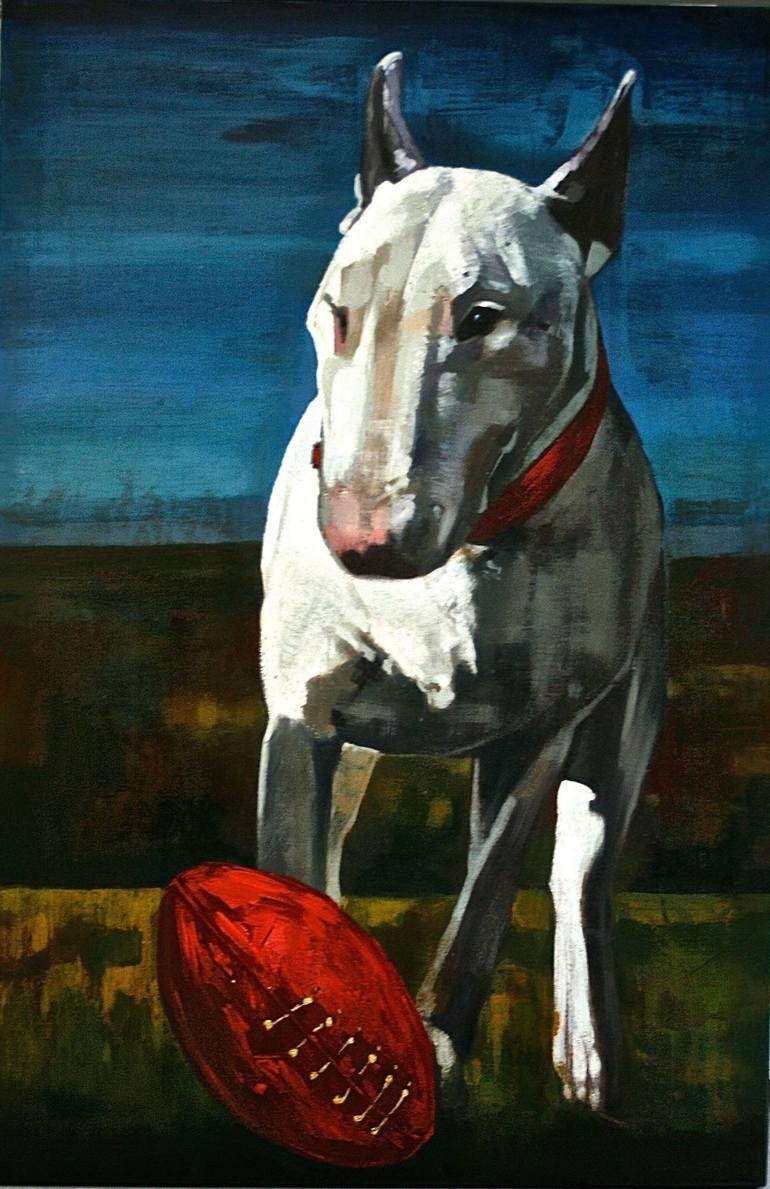 Original Figurative Animal Painting by Patrick Delaunay