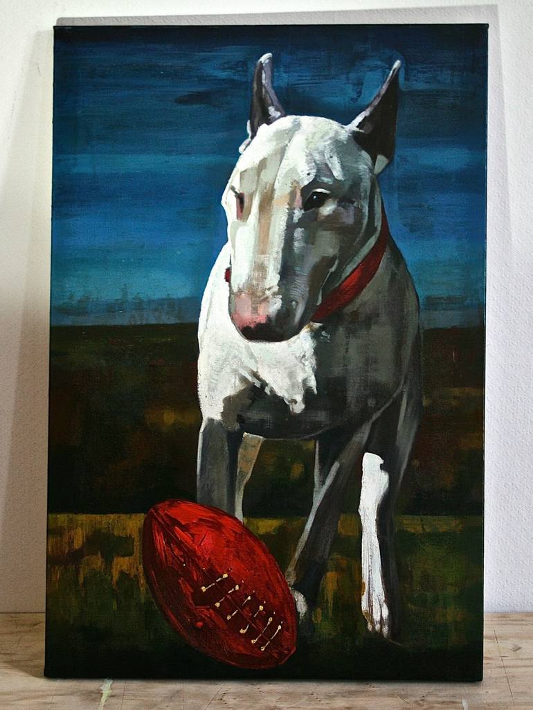 Original Figurative Animal Painting by Patrick Delaunay