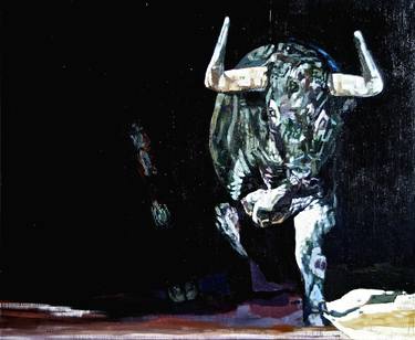 Original Figurative Animal Paintings by Patrick Delaunay