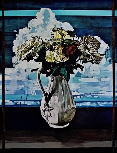 Original Floral Paintings by Patrick Delaunay