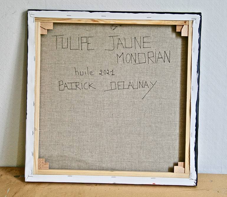 Original Abstract Floral Painting by Patrick Delaunay