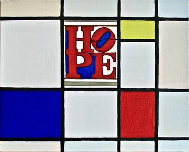 HOPE (after Robert Indiana, Piet Mondrian) thumb