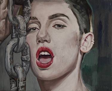 Original Figurative Portrait Paintings by Patrick Delaunay