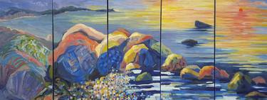 Original Expressionism Landscape Paintings by Kathleen Piscioneri