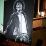 Michael Jackson portrait - an original handpainted artwork.
Artist: Lesya Rygorchuk, 2020
Size: 43x55 in (110x140 cm)
Materials: acrylic and oil (mixed technique) on canvas
Signed on the front.


Oil painting of the King of Pop - Michael Jackson in a black fedora hat, which was his iconic accessory.

The painting demonstrates bright smile of the King, his deep brown eyes and chic black curls.

This will be a fantastic gift for fans.