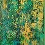Unique artwork "Turquoise History"
Painter: Lesya Rygorchuk, 2020
Size: 150x80 cm (31x60 inches)
Materials: oil and acrylic paint (mixed technique), gold leaf for arts, canvas. Unframed.
Signed on the front and on the back.
 
This abstraction in the only version, I will not repeat it. It looks like an old beautiful stucco house that holds all the secrets of centuries past
