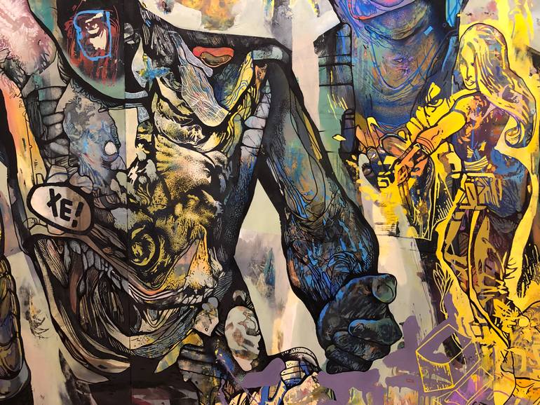 Original Expressionism Body Painting by Marek GłOwacki