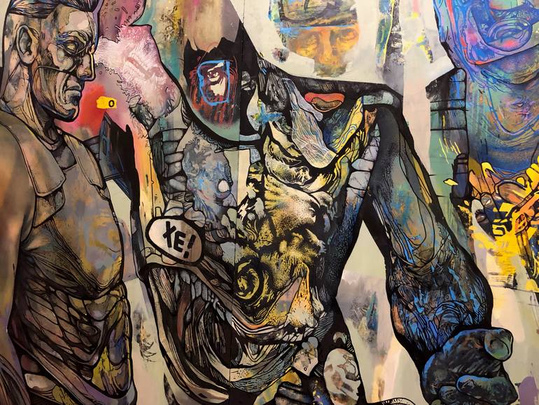 Original Expressionism Body Painting by Marek GłOwacki