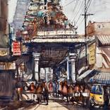 The Devine Tower (Colorful art for modern homes) by Nitin Singh