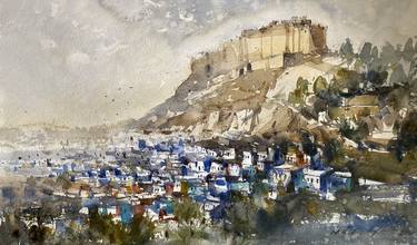 Print of Impressionism Places Paintings by Nitin Singh