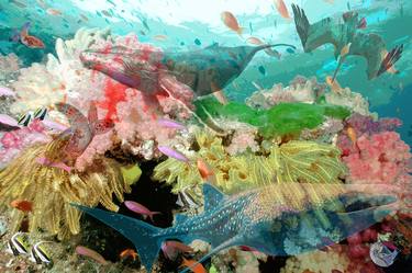 Original Contemporary Seascape Mixed Media by Claire Milner