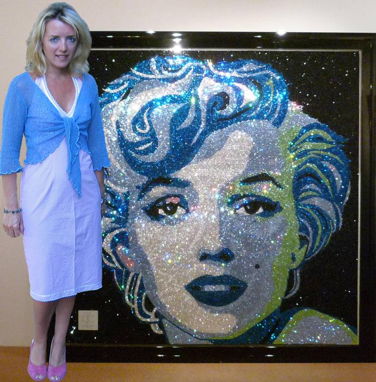 Original Pop Art Pop Culture/Celebrity Installation by Claire Milner