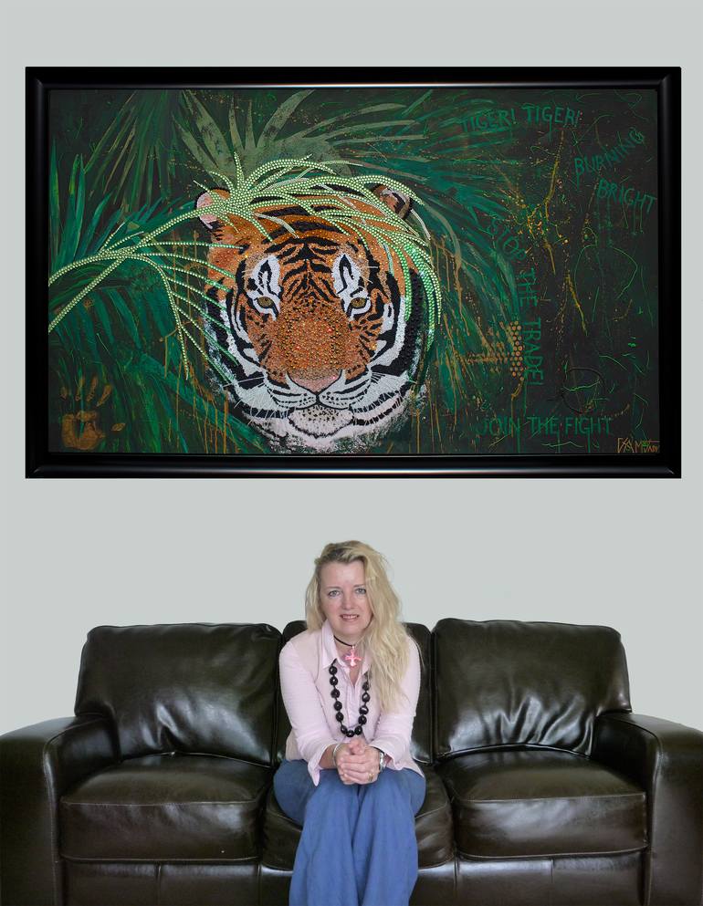 Original Figurative Animal Painting by Claire Milner