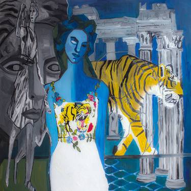 Original Modern Classical mythology Paintings by Claire Milner