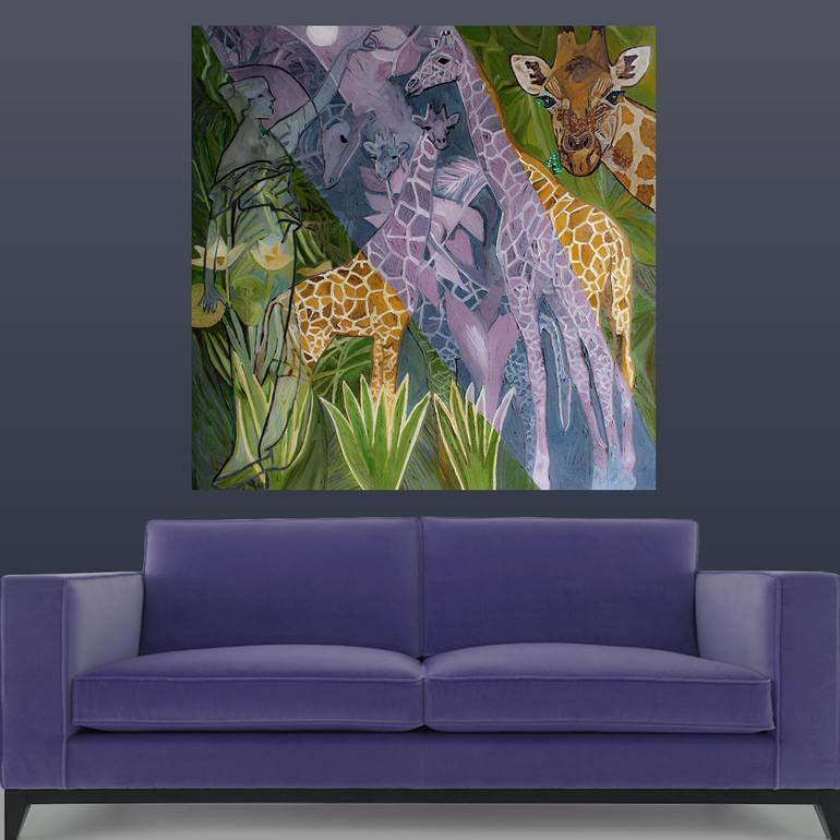 Original Figurative Animal Painting by Claire Milner