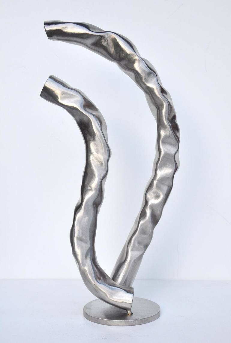 Original Abstract People Sculpture by Jan Koethe