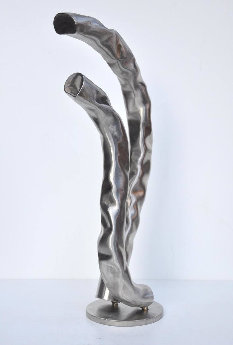 Original Abstract People Sculpture by Jan Koethe