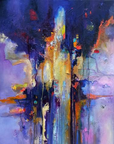 Original Abstract Expressionism Abstract Paintings by Tadeusz Machowski