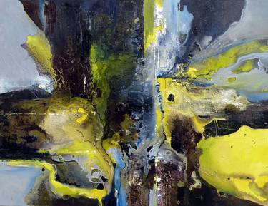 Original Abstract Expressionism Abstract Paintings by Tadeusz Machowski